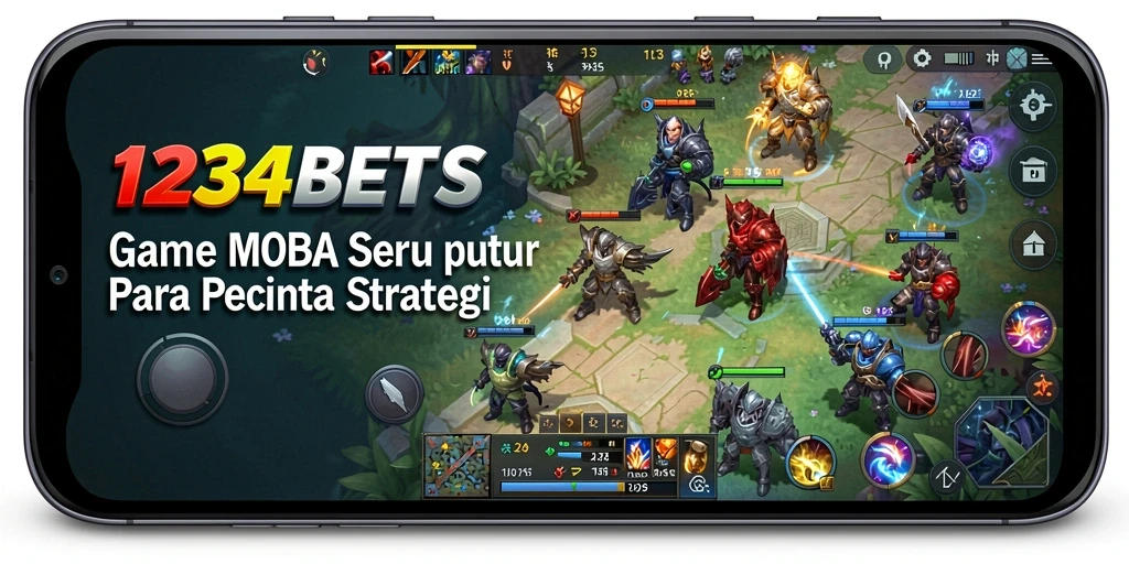 Gameplay seru dalam pertarungan tim di 1234BETS.