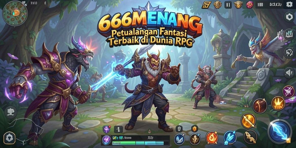Tampilan permainan RPG yang menakjubkan di 666MENANG