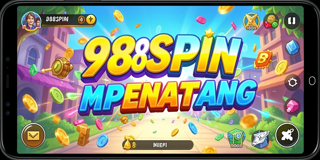 Tampilan gameplay <strong>988SPIN</strong> yang seru dan penuh warna.