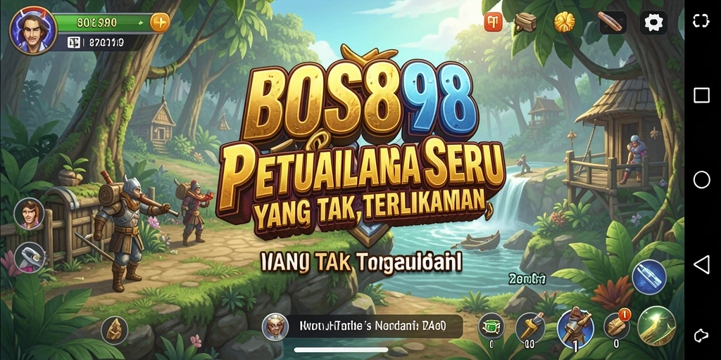 Tampilan menarik dari gameplay petualangan BOS898 dengan karakter yang berani.