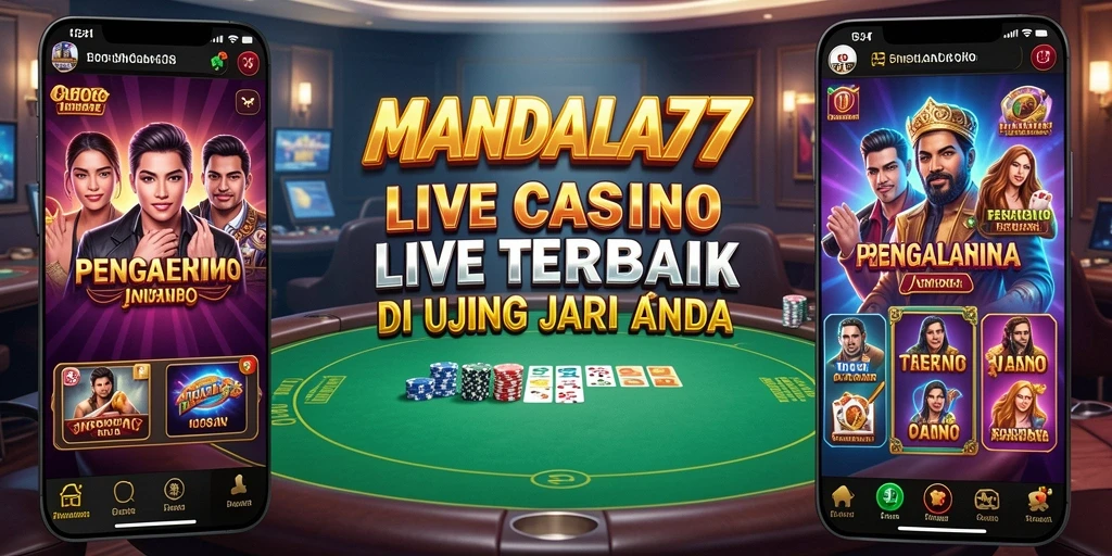 Screenshot gameplay MANDALA77 menampilkan keseruan bertaruh di Live Casino.