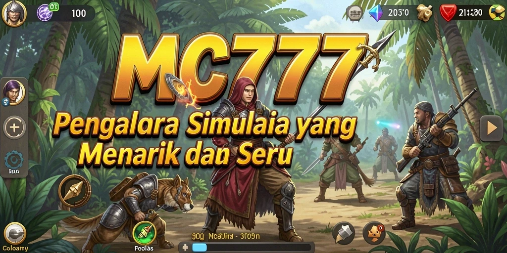 Tampilan gameplay MC777 yang realistis dan imersif.