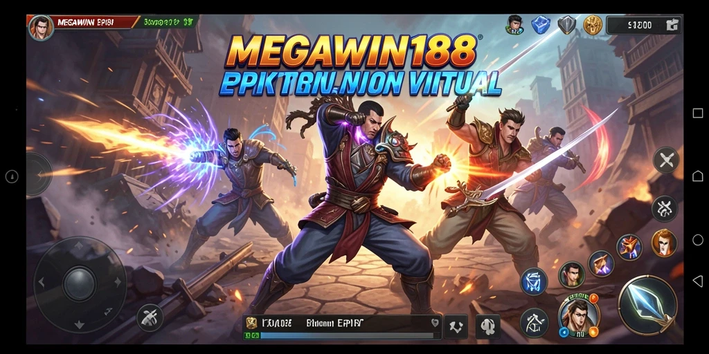 Tampilan gameplay MEGAWIN188 yang intens dan mendebarkan.