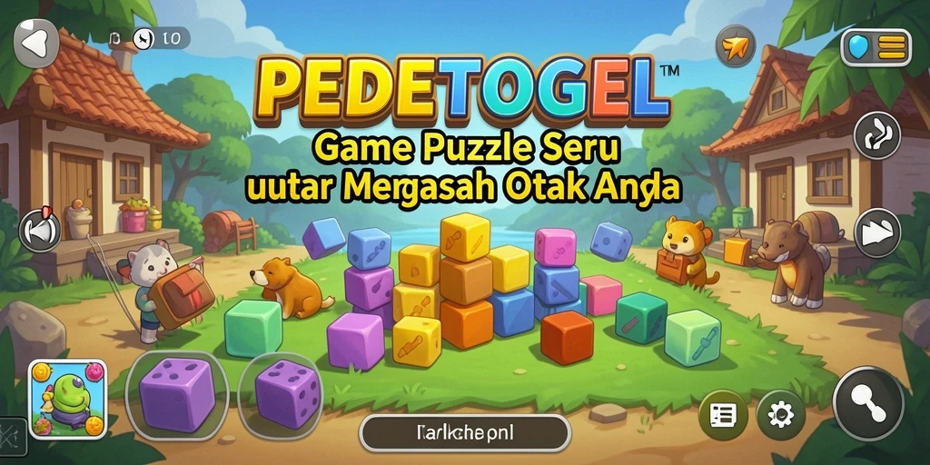 Tampilan gameplay seru di PEDETOGEL dengan berbagai puzzle menantang.