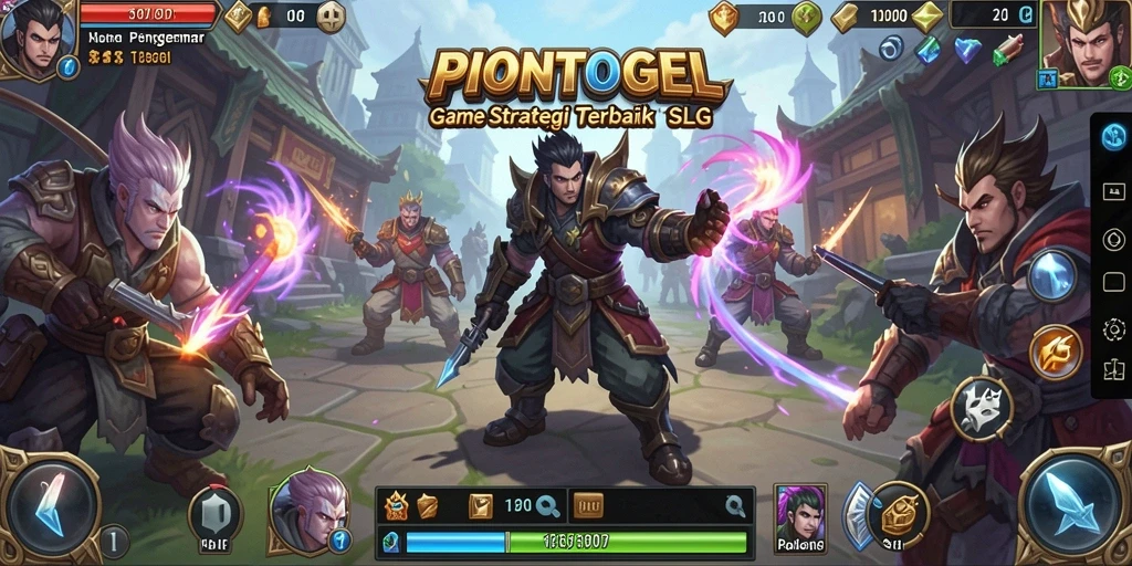 Tampilan menarik dari gameplay strategis PIONTOGEL.
