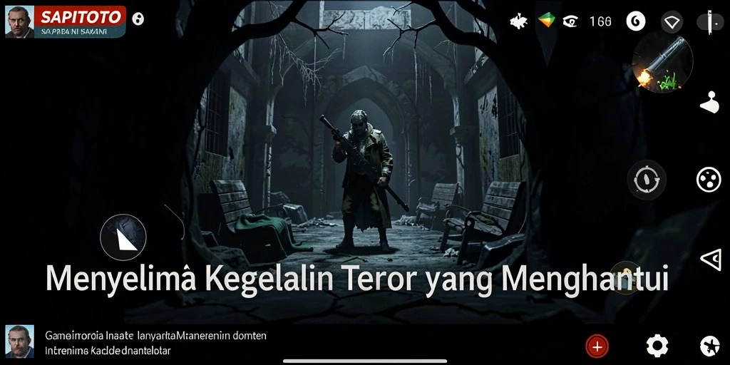 Tangkap momen menegangkan dalam gameplay horror SAPITOTO.