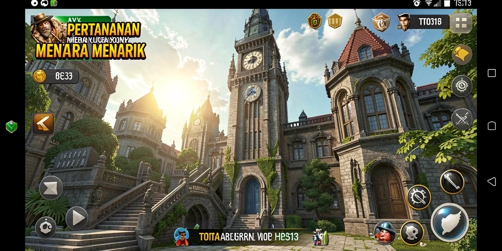 Tampilan gameplay TOTO313 yang menarik dalam mode Tower Defense.