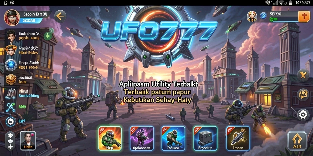 Tampilan antarmuka aplikasi UFO777 yang ramah pengguna.