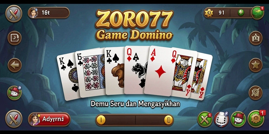 Tampilan gameplay seru dan menegangkan di ZORO77.